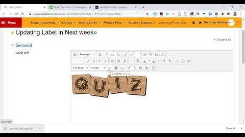 Adding images into Moodle