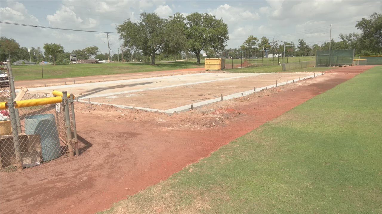 Gulf Coast covered batting cages under construction YouTube