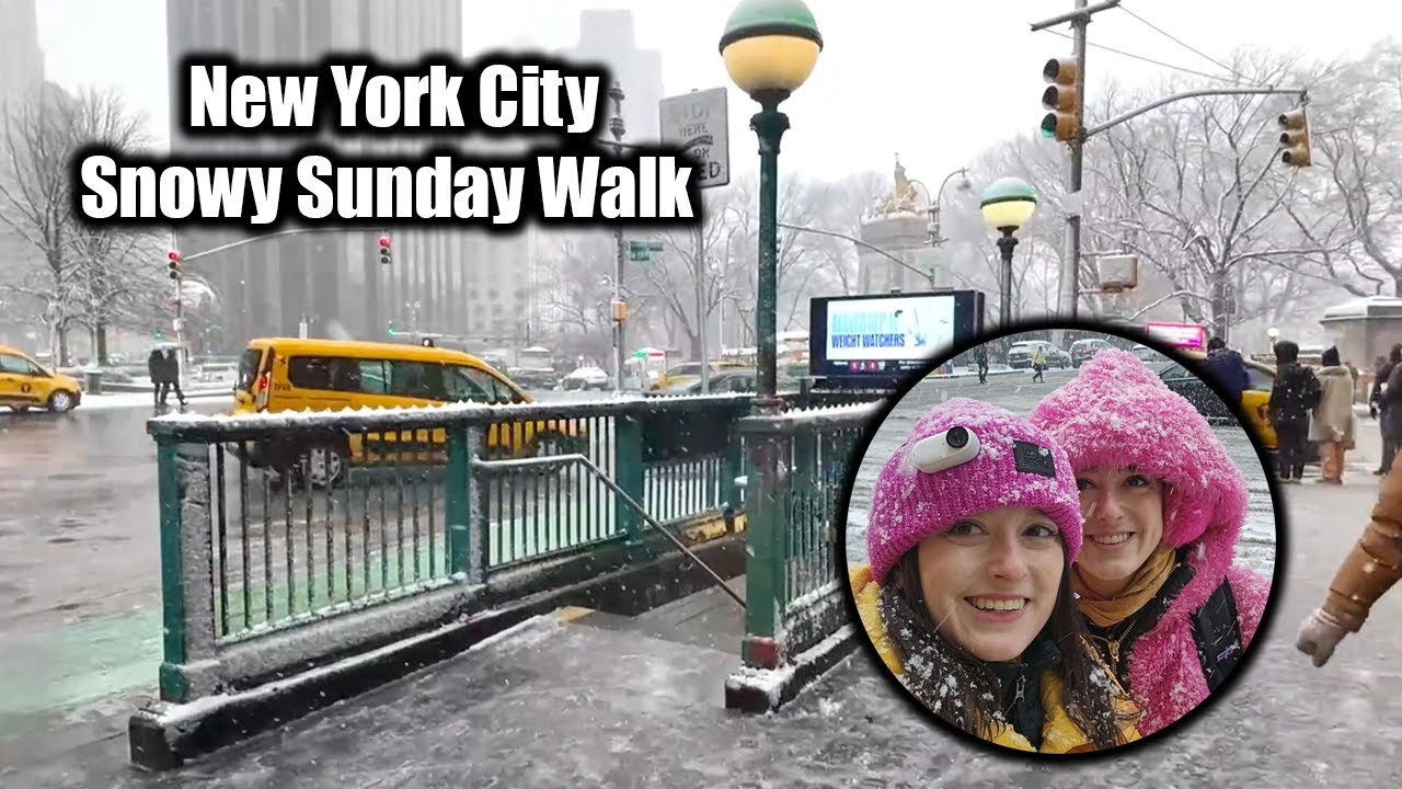 ✨Live✨NYC ❄️Snowing❄️ Sunday Walk! You choose where twins' go 
