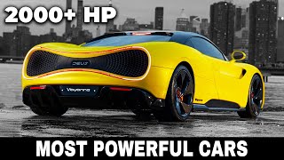 World's Most Powerful Megacars with At Least 2000 Horsepower: Newest Models You Must See
