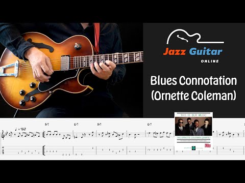 Play “Blues Connotation” by Ornette Coleman - Easy Jazz Guitar Melody Lesson