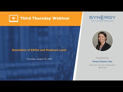 Resolution of ERISA and Medicare Liens