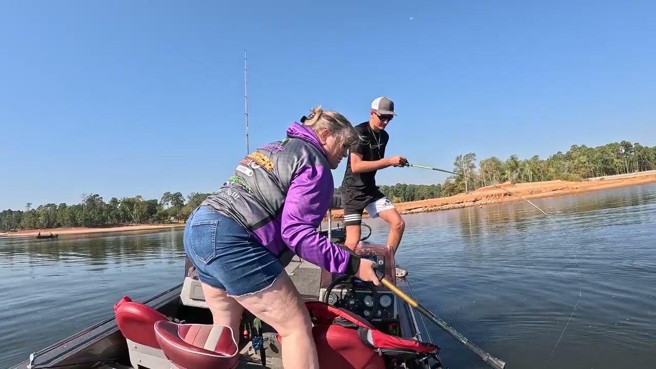 Fishing moms tournament with my mom , lake Sam Rayburn.