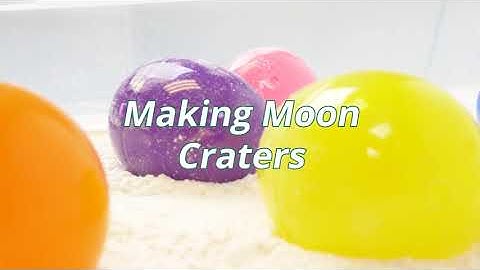 Making Moon Craters