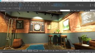 Cryengine - preview of new free asset bar interior  from crytek