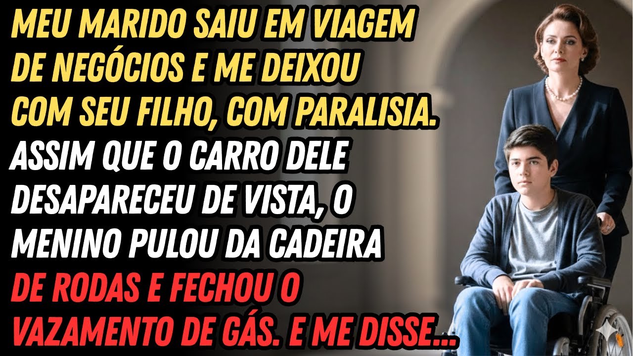 Logo Que Meu Marido Saiu de Viagem🚗Meu Enteado Paralisado Pulou Da Cadeira De Rodas, E Disse...
