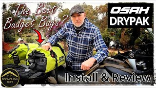 OSAH DRYPAK, 25L & 40L Motorcycle Duffle Bags - Review, Install & Hosepipe Test!