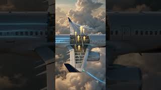 Why Airplane Wings Bend Upward ✈️ #Shorts #Aircraft #Aviation #Engineering #Aerodynamics #Aerospace