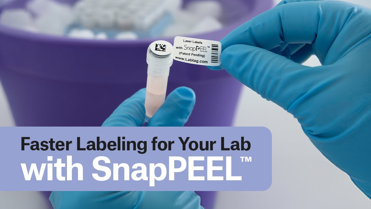 Speed Up Cryo Vial Labeling with SnapPEEL™ & Save Time
