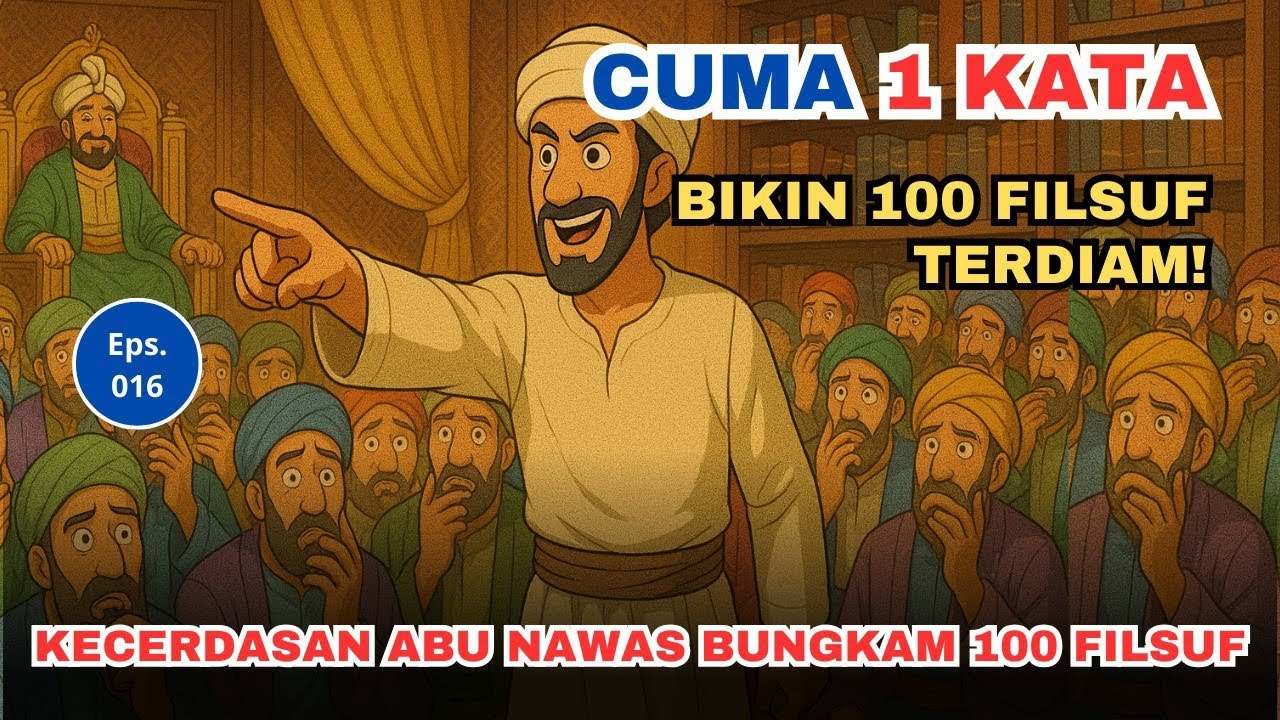 PENGANTAR TIDUR‼️Hanya Satu Kata, Abu Nawas Membungkam 100 Filsuf Istana❗