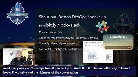 DevOpsDays Boston 2020: Book Club Update by Tom McGonagle