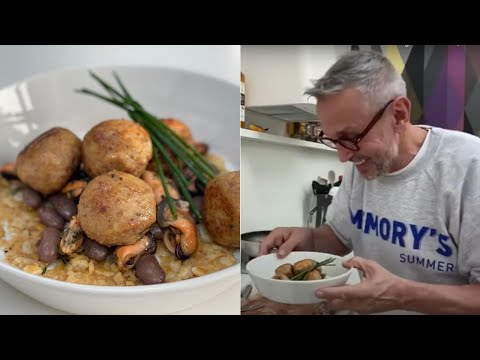 Crunchy Tuna Polpette with Soft Salmon Heart