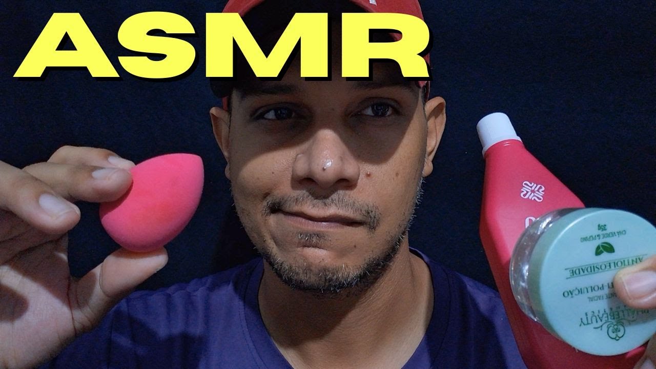 ASMR LIMPEZA DE PELE  E MASSAGEM PARA RELAXAR 😴💤💤💤