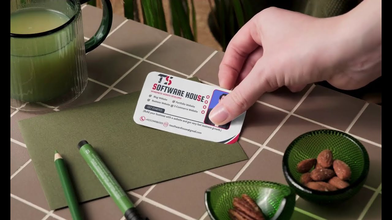 How To create Business card free  | Make free ads Video for tiktok or facebook