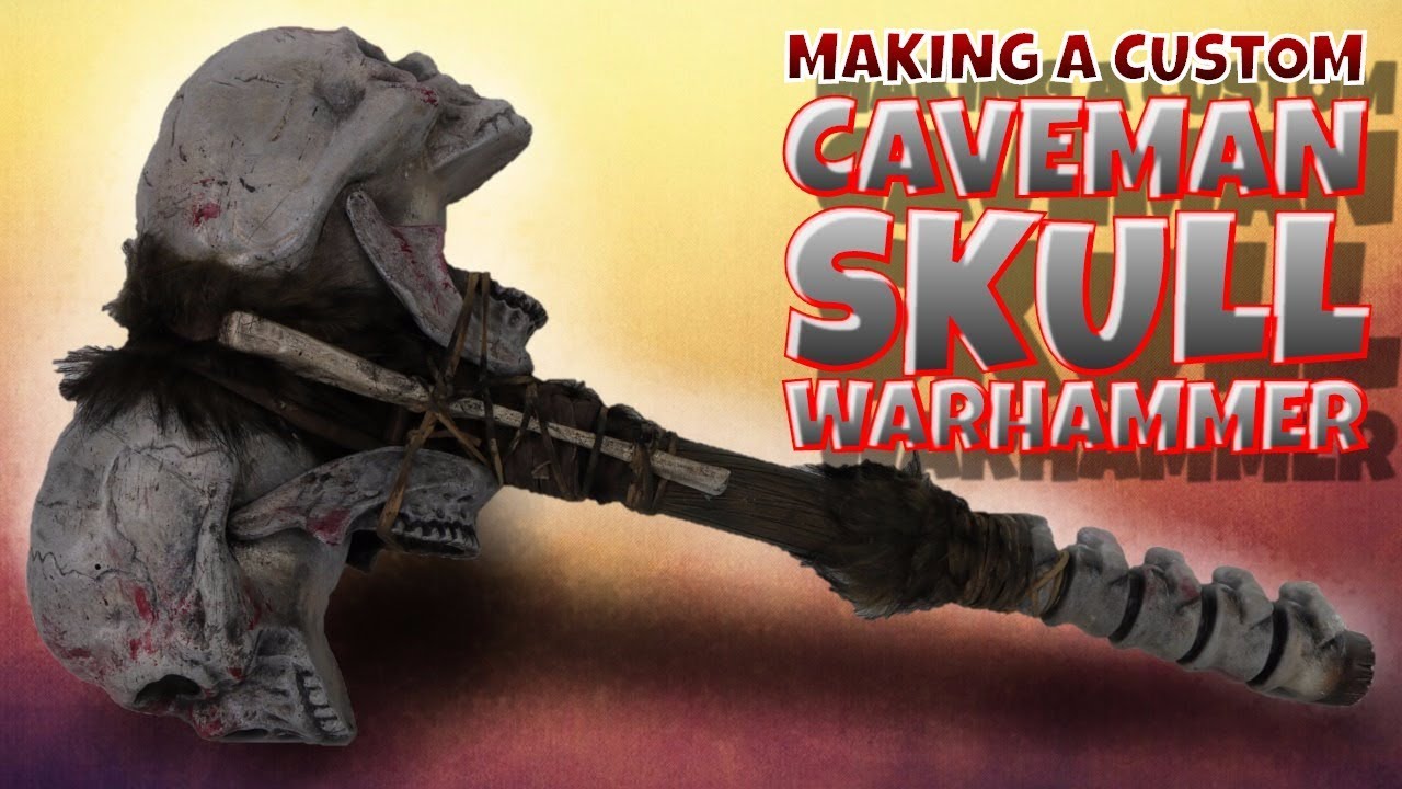 Making a Custom Caveman Skull Warhammer