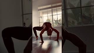 Walking into October like… #Yoga #WheelPose #ThisisHalloween #CreepyFun #YogaInspo #FestiveFun