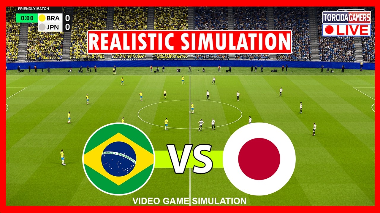 Brazil vs Japan | World Cup 2026 | eFootball PES 2021 Simulation