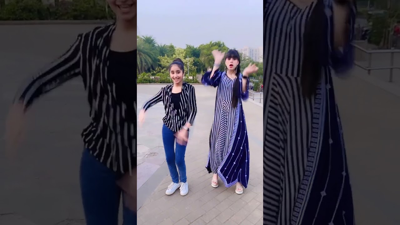 Chahat Tewani Reels video dance with Riva Arora 