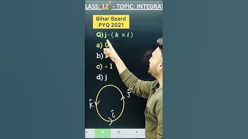 1 Marks Question || Bihar Board PYQ 2024 | Vector Algebra Chapter 10 Class 12 Board Exam 2025