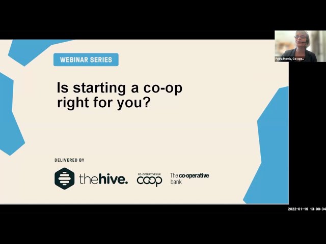 Watch Webinar | Is starting a co-op right for you? on YouTube.