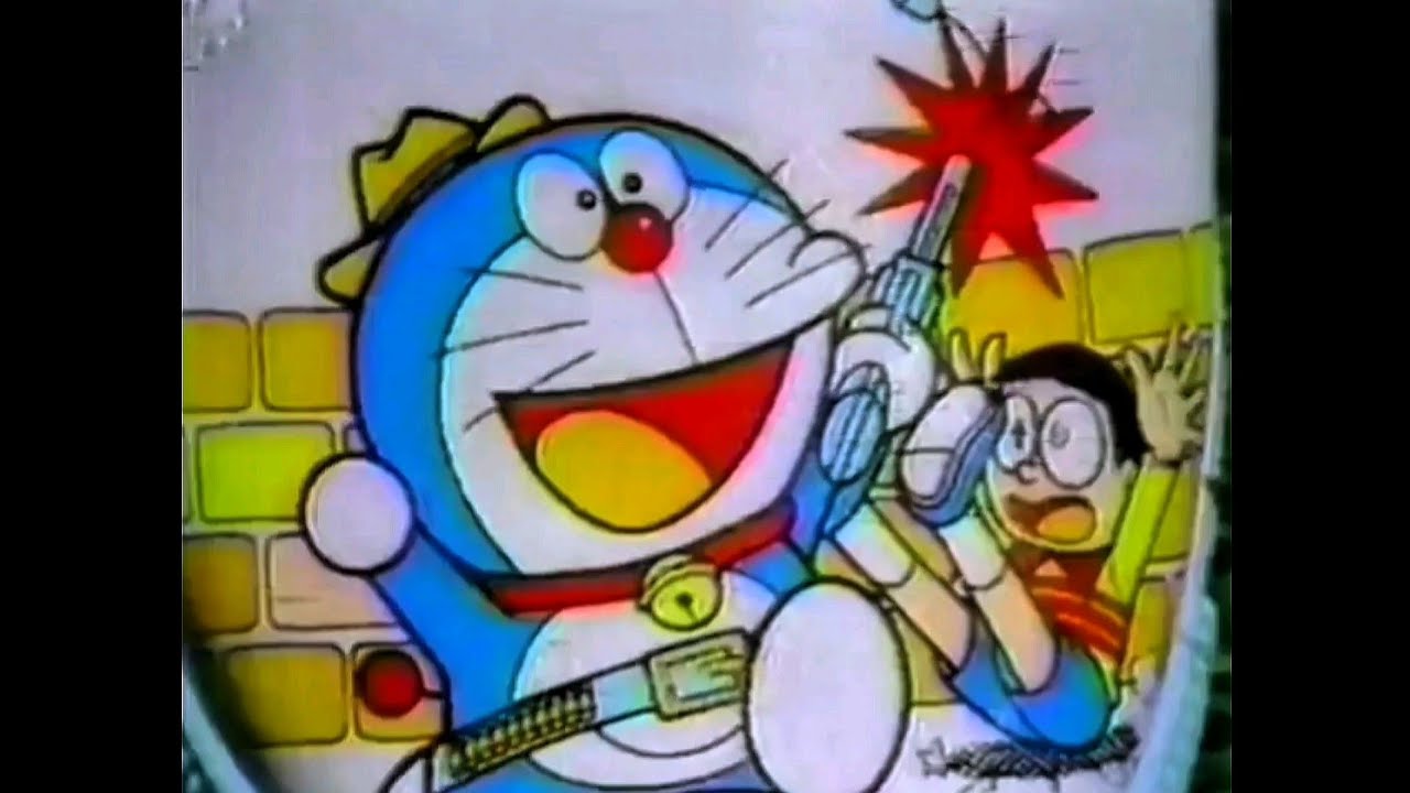 CM 1982 月星シューズ カラーなかよし ドラえもん - YouTube