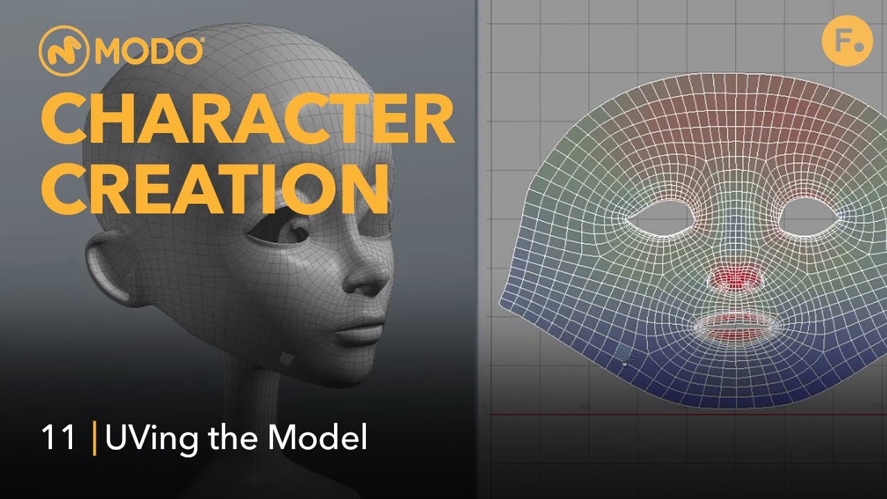 Character Creation in Modo | How to UV a Model