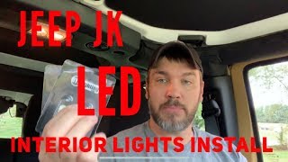 Jeep JK LED Interior Light Install