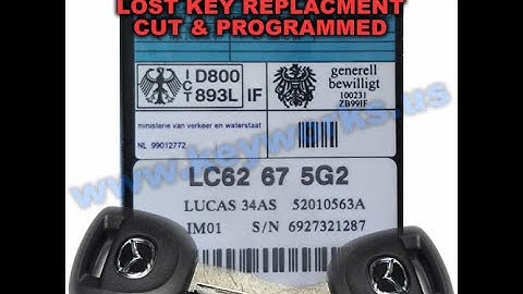 how locksmiths program all new chip keys for your MAZDA MPV after all keys lost