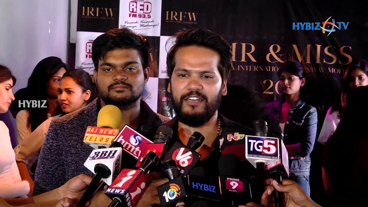 newspaper mockup Mr & Miss India International Runway Model 2019 Hyderabad