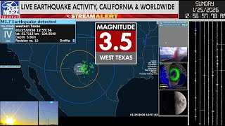 M3.5 Quake In Western Texas, 1252026 Live Quake Cam Infiltec System