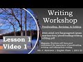 Understanding the Writing Process 1