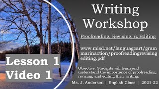 Understanding the Writing Process 1