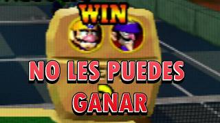 De verdad NO PODEMOS VENCER al WARIO Y WALUIGI - Mario Tennis 64