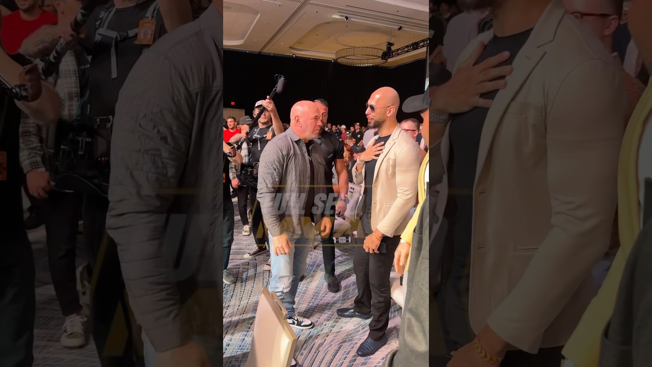 🤝 DANA WHITE MEETS ANDREW AND TRISTAN TATE