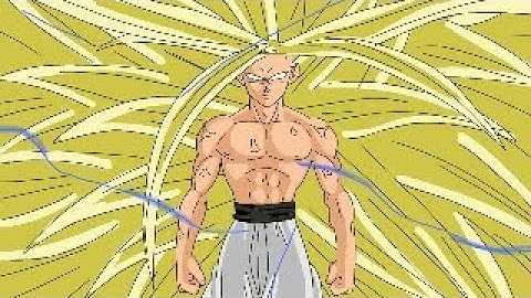 DRAGON BALL AF FAN ANIMACIÓN GOKU SE TRANSFORMA EN SUPER SAIYAJIN 1000 #flipaclip 