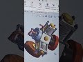 three cylindrical engine assembly in solidworks # knowledge # solidworks # learn