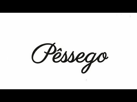 Como escrever Pêssego em inglês - YouTube