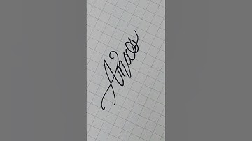 Calligraphy #writing #lettering #handwriting #signature #art #shortvideo ☆Anas☆