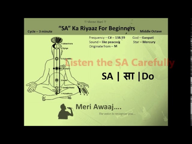 SA Ka Riyaaz for beginners | Practicing Swaras Tutorial 1 | Learn Indian Classical Music class=