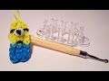 Брелок МИНЬОН на станке МОНСТЕР ТЭИЛ, Радужки Rainbow Loom