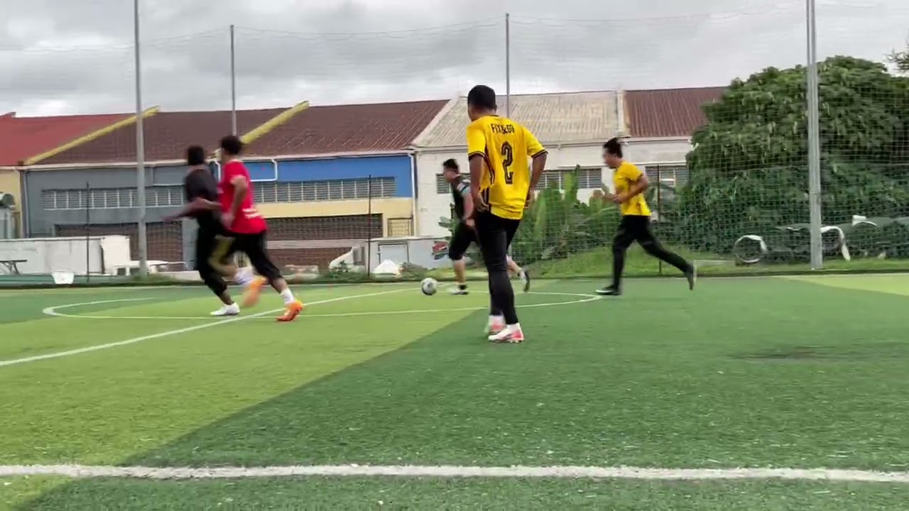 An almost assist but spoilt by the goalpost