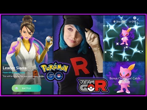 HOW TO WIN AGAINST SIERRA & GET SHINY SHADOW SNEASEL IN POKÉMON GO!
