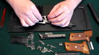 Smith & Wesson model 422 pistol detail strip. Part one of two.