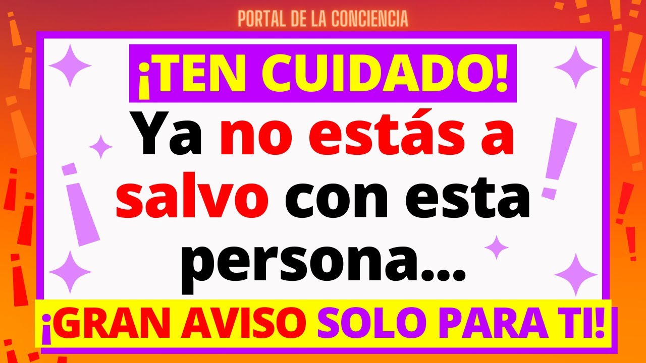 🌟ÁNGELES DICEN: ¡TEN CUIDADO! Ya no estás a salvo con esta persona...💌 ...