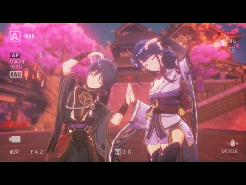 Genshin Impact MMD 1 2 Fanclub いーあるふぁんくらぶ Scaramouche Raiden Ei 