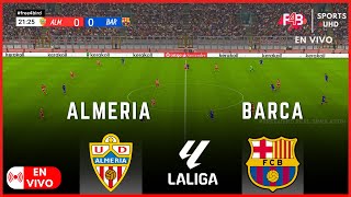 ALMERIA VS BARCA  EN VIVO  | LALIGA 2024 | SIMULACIÓN  Y PUNTUACIÓN EN VIVO  #laliga