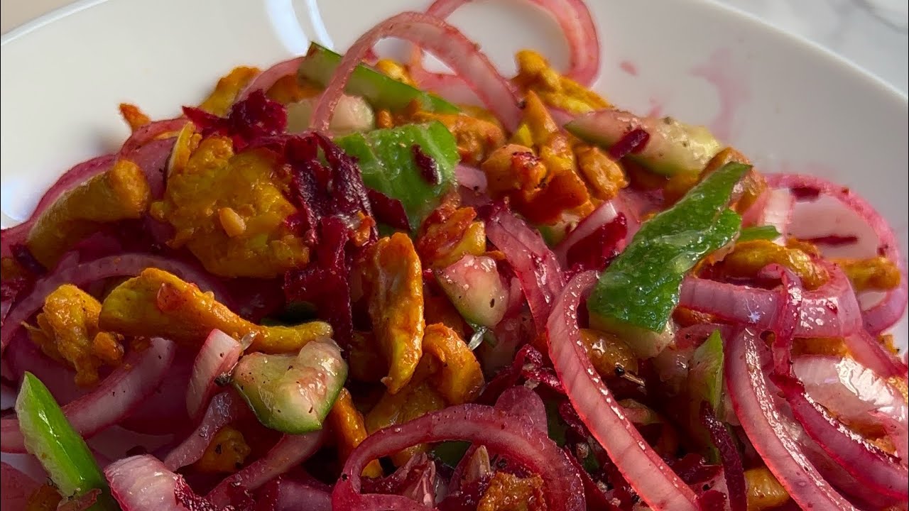 Simple colour full salad. |salad |cooking 