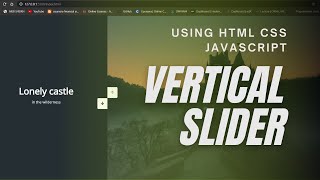 Build Vertical Slider with HTML CSS JavaScript