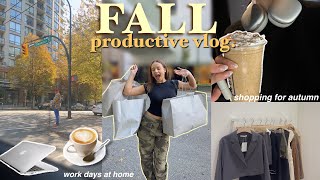 PRODUCTIVE FALL DAYS IN MY LIFE: realistic work days, shopping at the mall,  fall weather & foods ✩ by Fernanda Ramirez 277,217 views 6 months ago 17 minutes