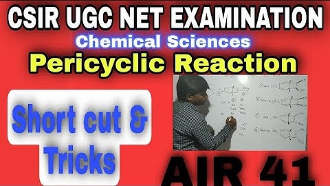 Pericyclic Reaction | Short Cut | Tricks |  CSIR |  NET |EXAMINATION | Srinivasan Chemistry |